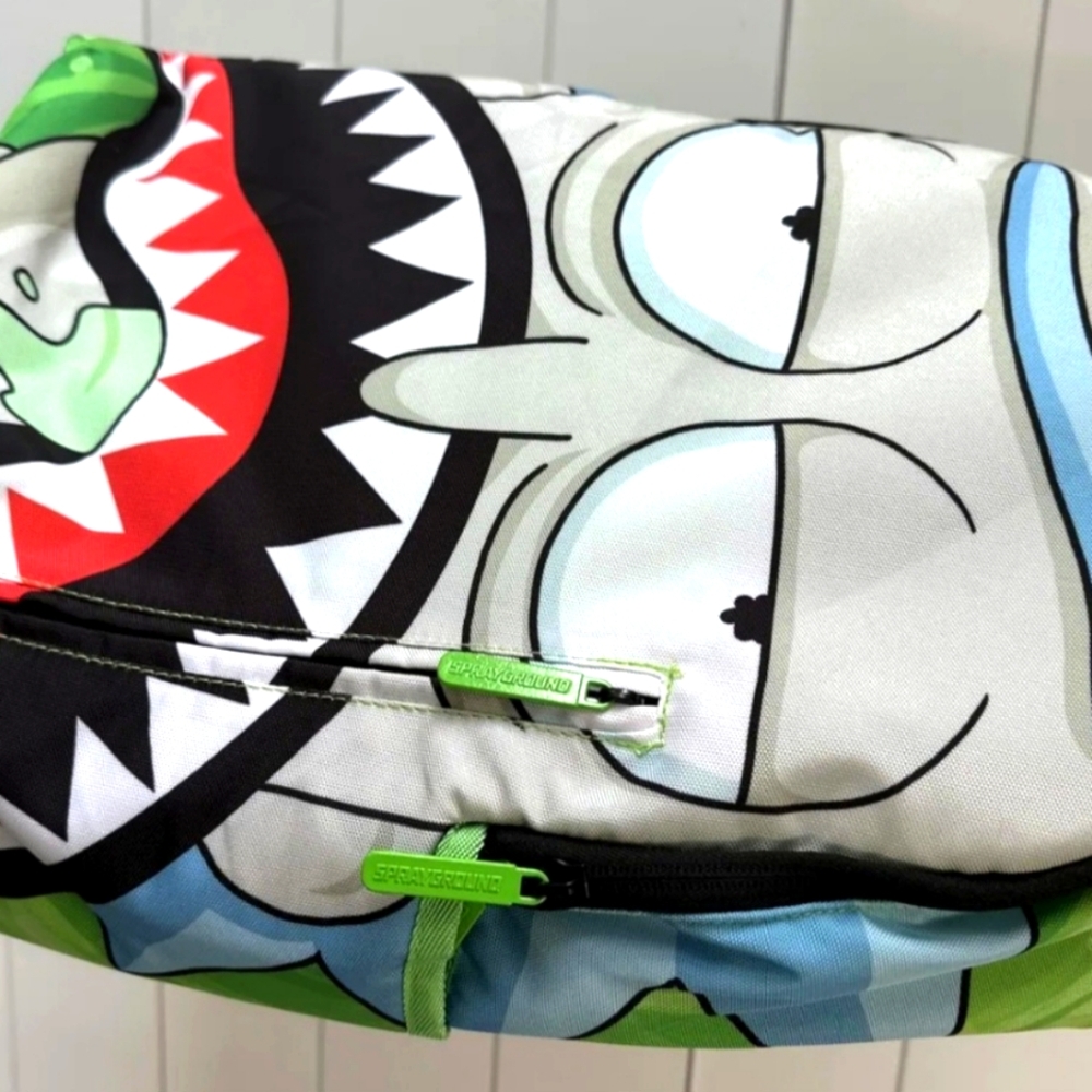 Rick and Morty sprayground Rick shark backpack